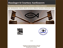 Tablet Screenshot of hassingercourtney.com